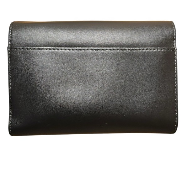 Kate Spade Black Leather Compact Bifold Wallet - Picture 2 of 7